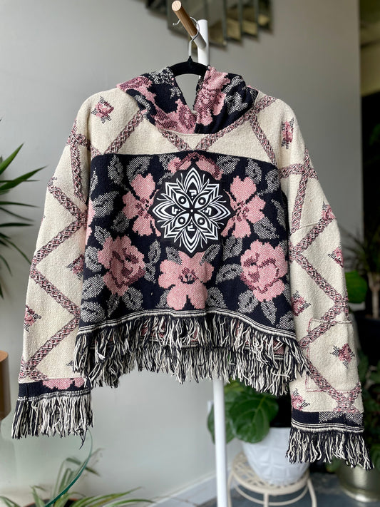 Tipper Tapestry Crop Poncho