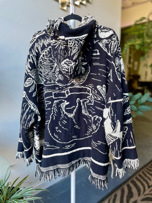 Tapestry Poncho