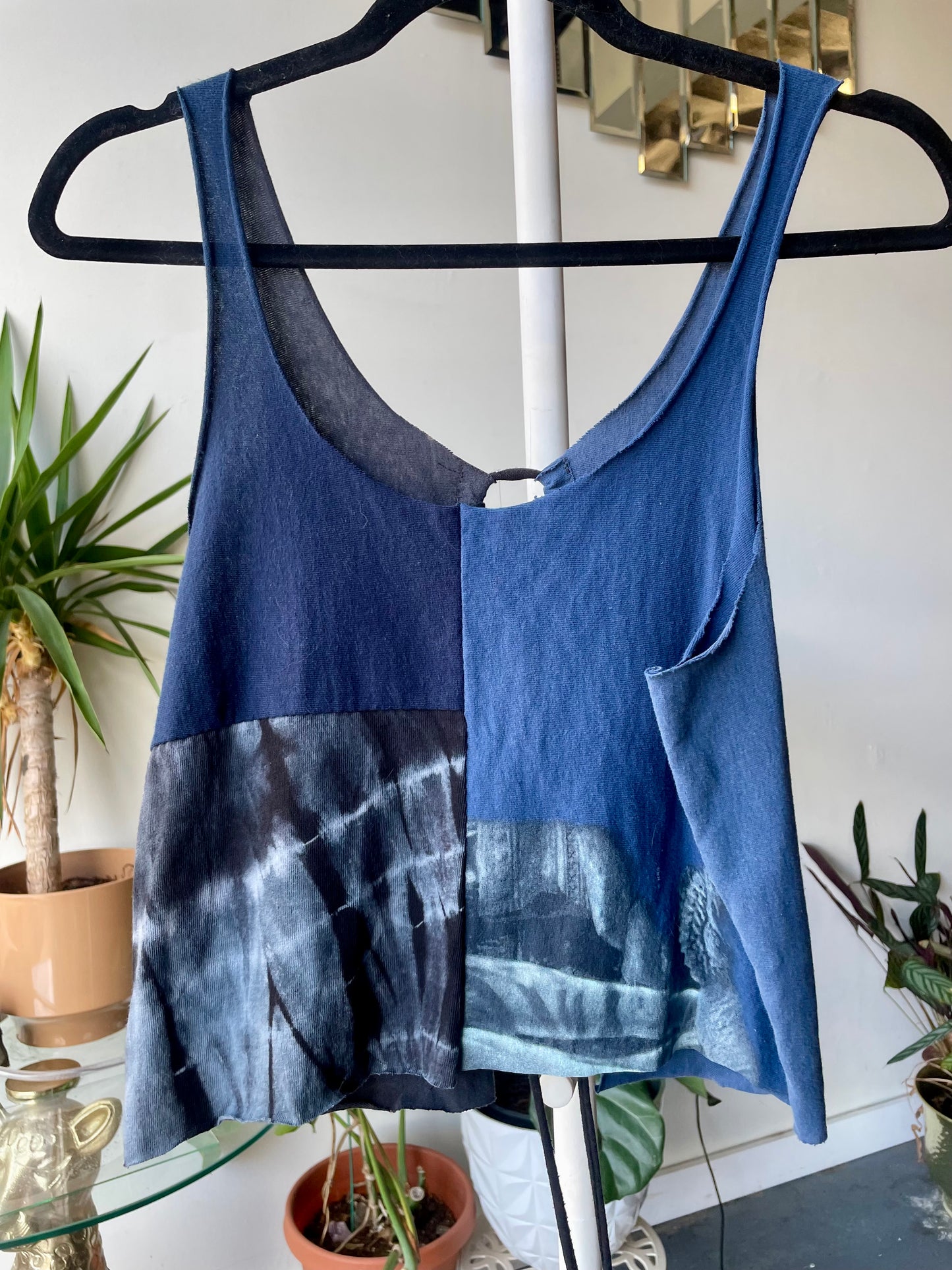 Patchwork Corset Tank L/XL