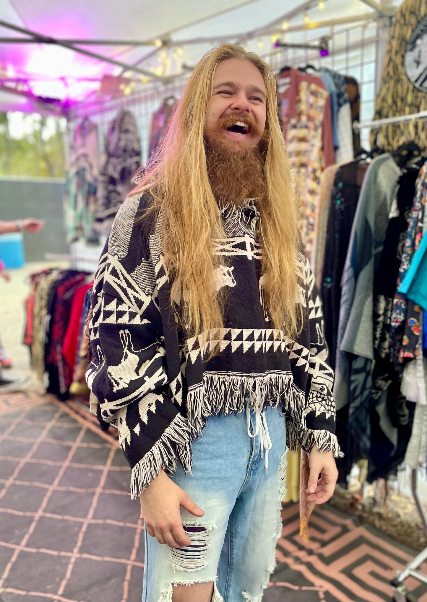 Tapestry Crop Poncho