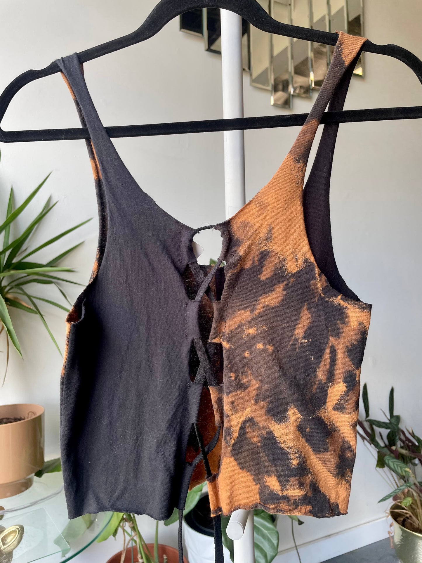 Patchwork Corset Tank M