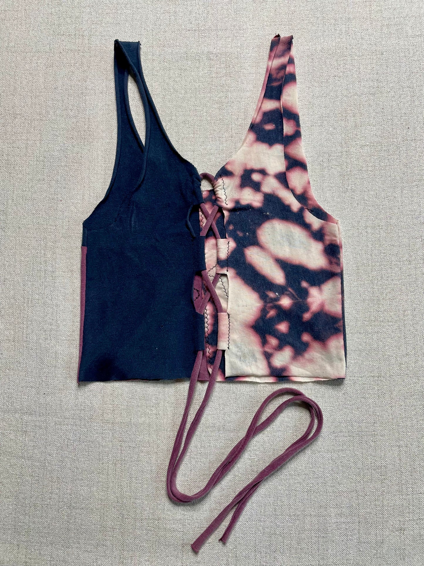 Patchwork Corset Tank XS/S