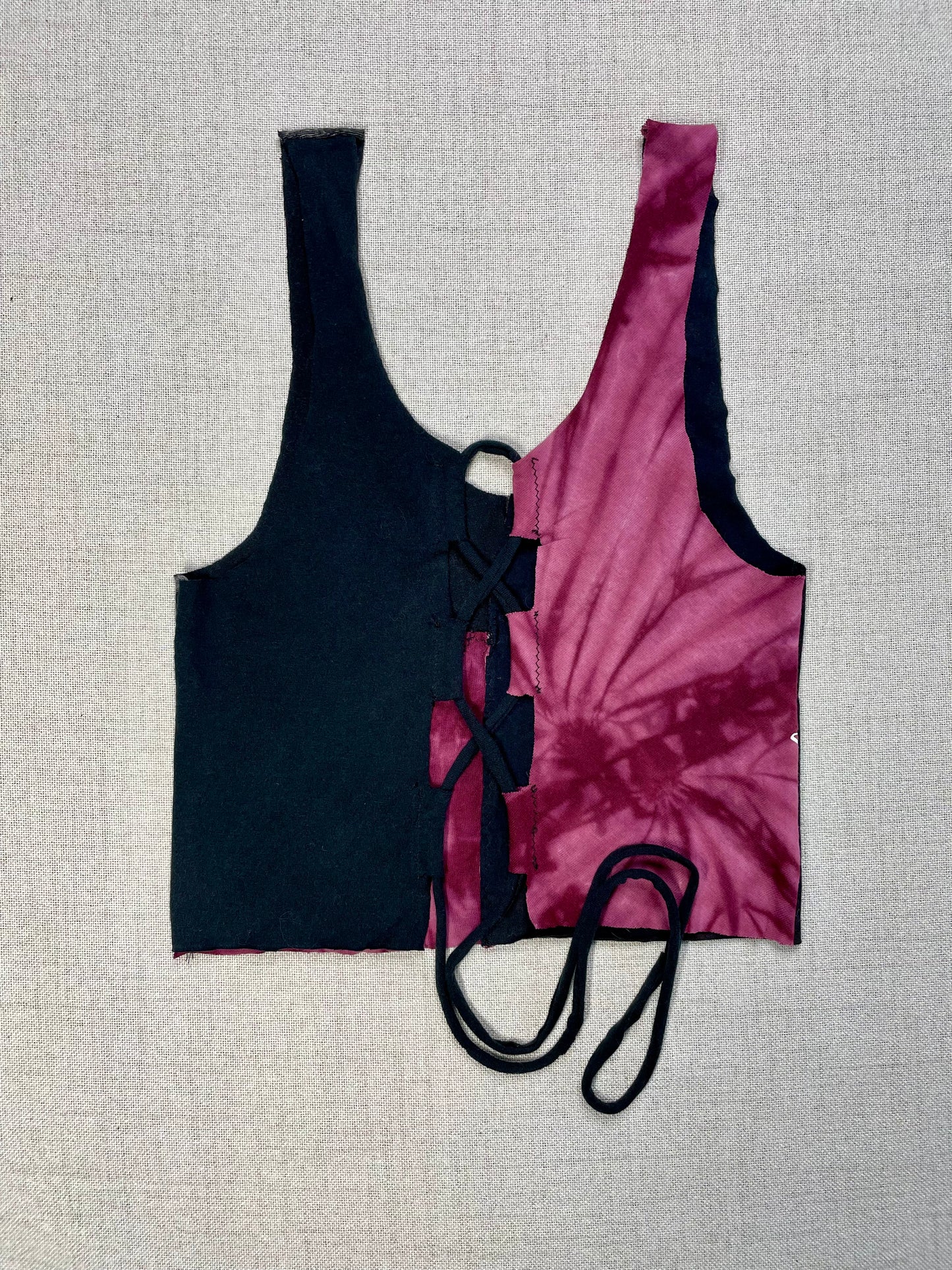 Patchwork Corset Tank XS/S