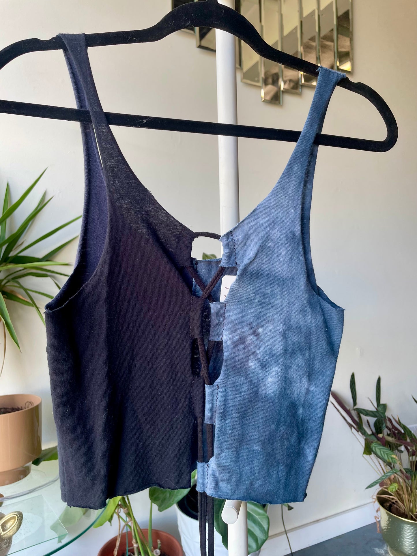 Patchwork Corset Tank M