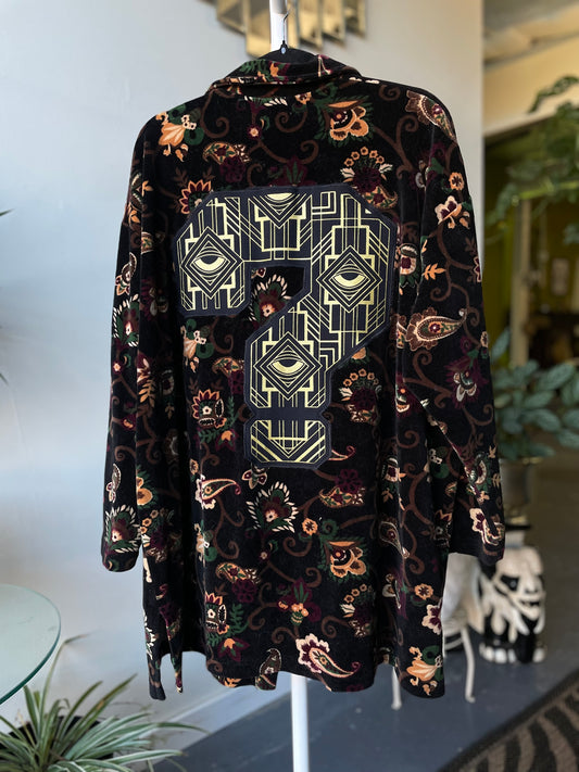 Tipper Velour Paisley XL