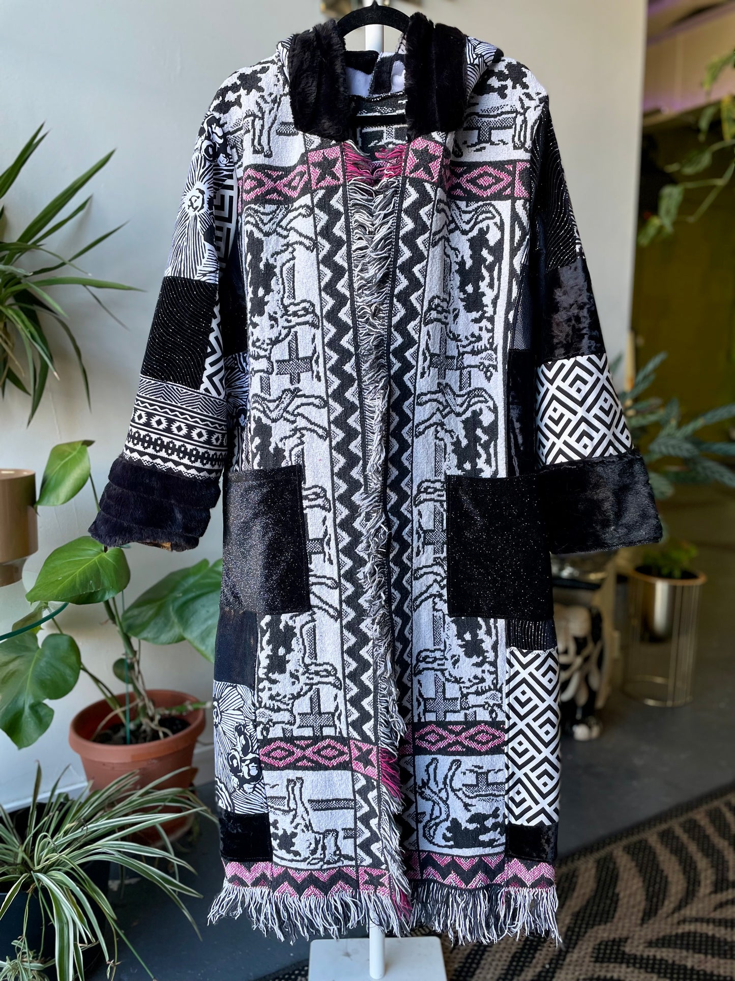 Tapestry Blanket Coat Small/medium