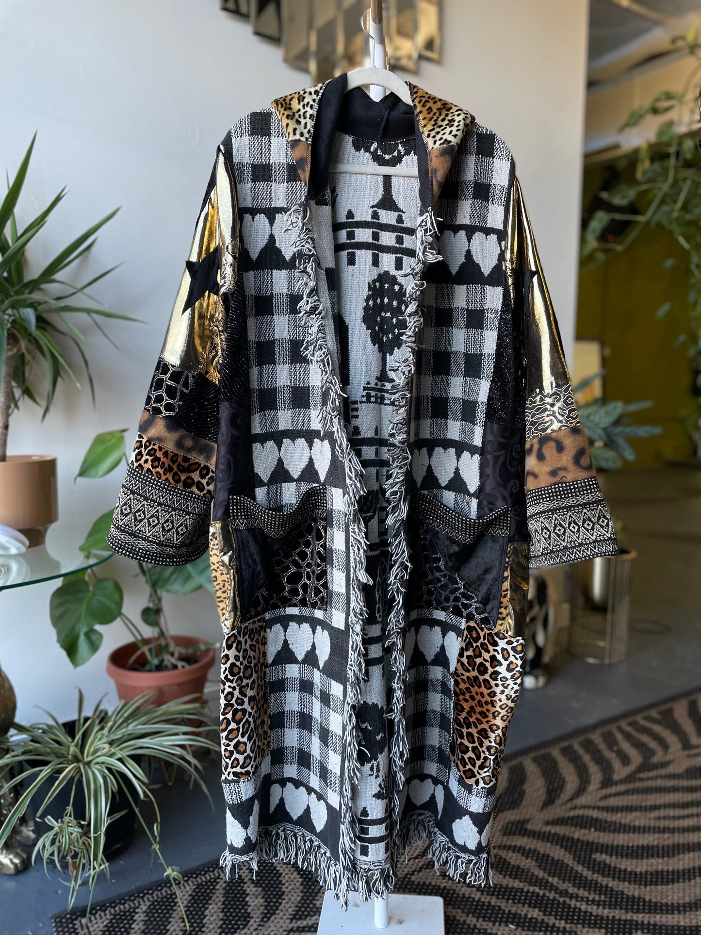 Tapestry Blanket Coat XL