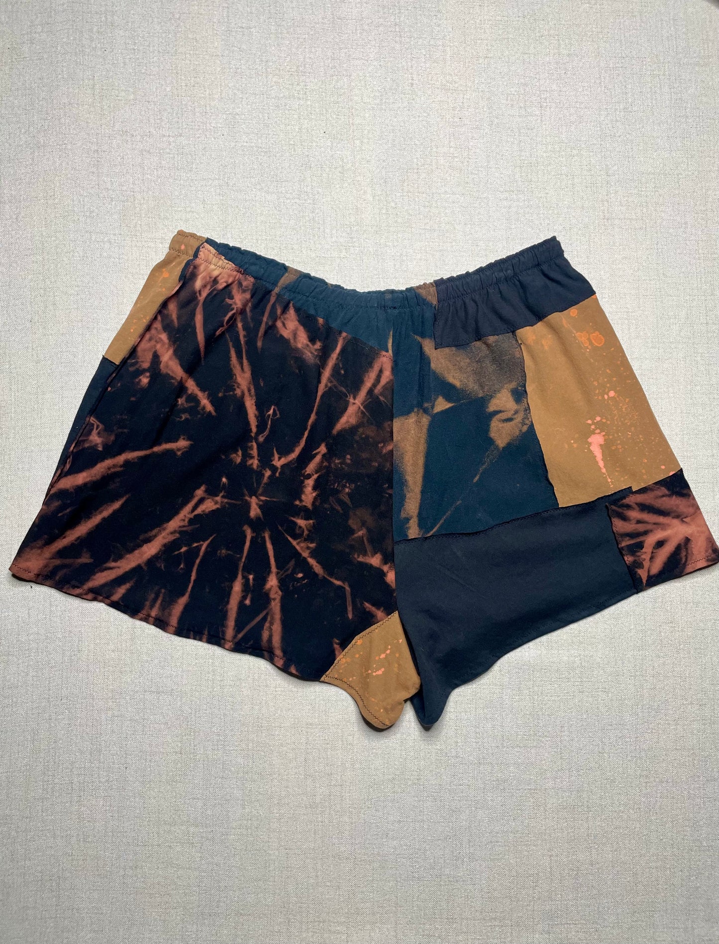 Patchwork Shorts - 38” Elastic - Short 2X/3X