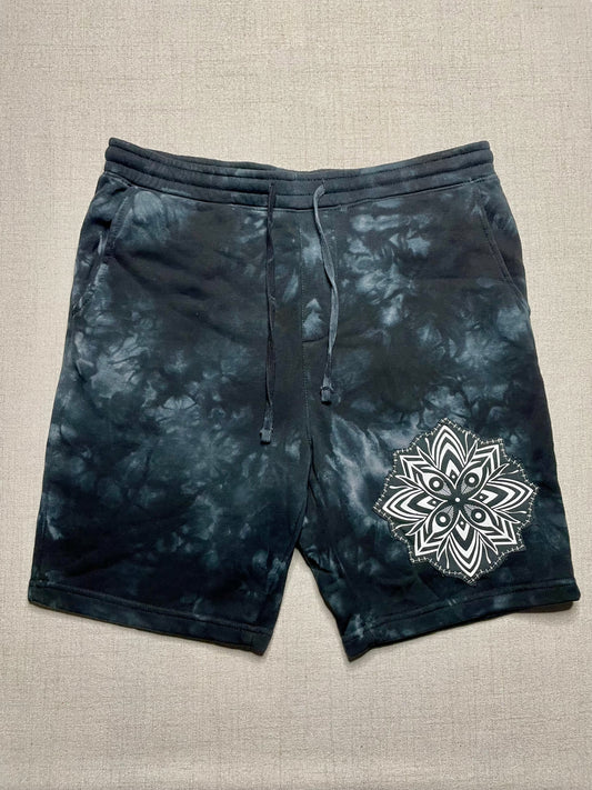 Mandala Sweat Shorts Large