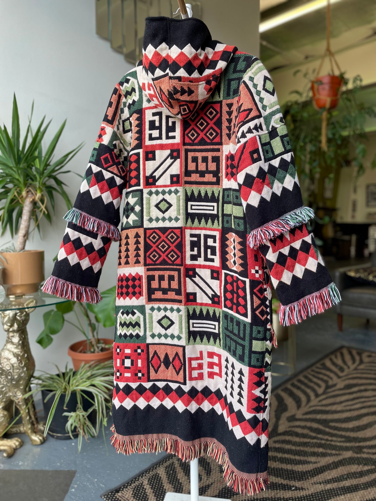 Tapestry Blanket Coat S/M