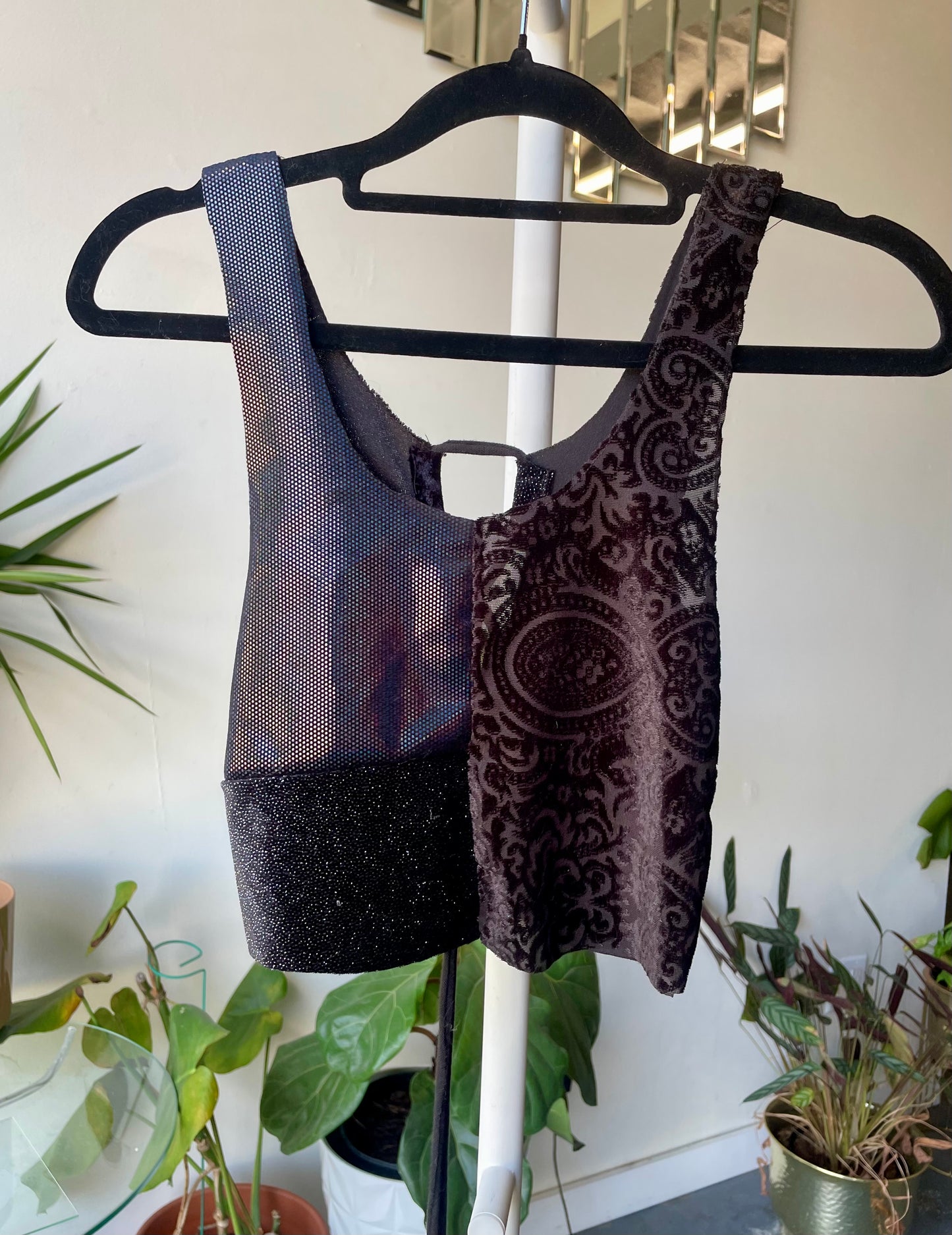 Patchwork Corset Tank XS/S