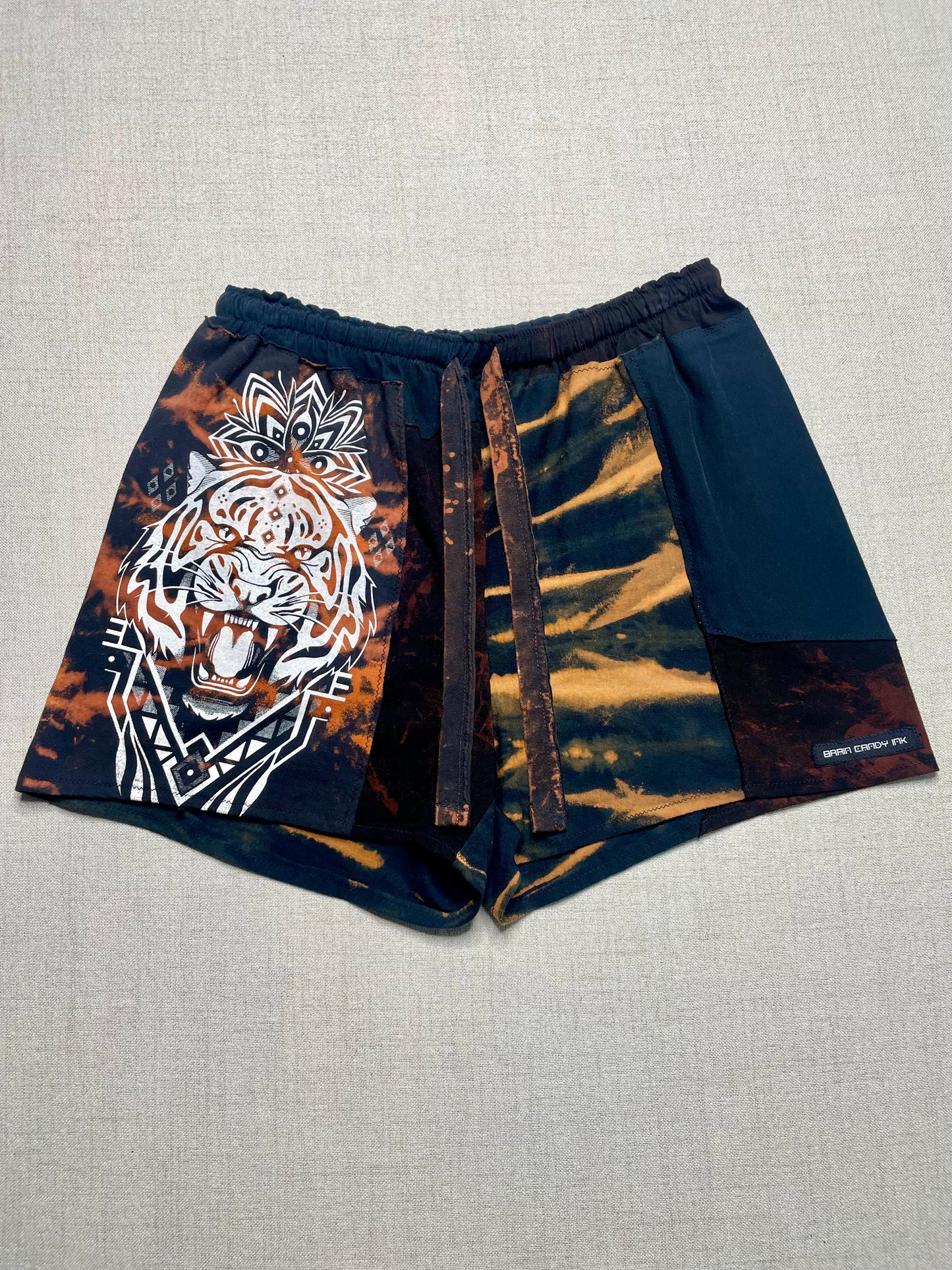 Patchwork Shorts - 31” Elastic - Short L