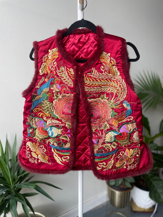 Embroidered Tipper Vest Medium