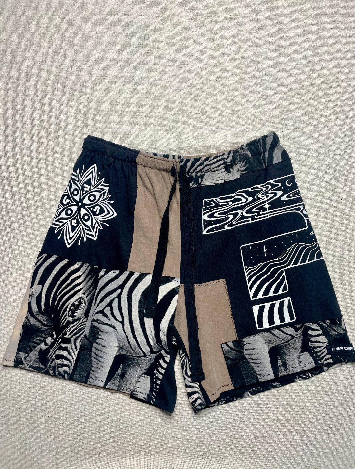 Patchwork Shorts - 32” Elastic - Long M/L