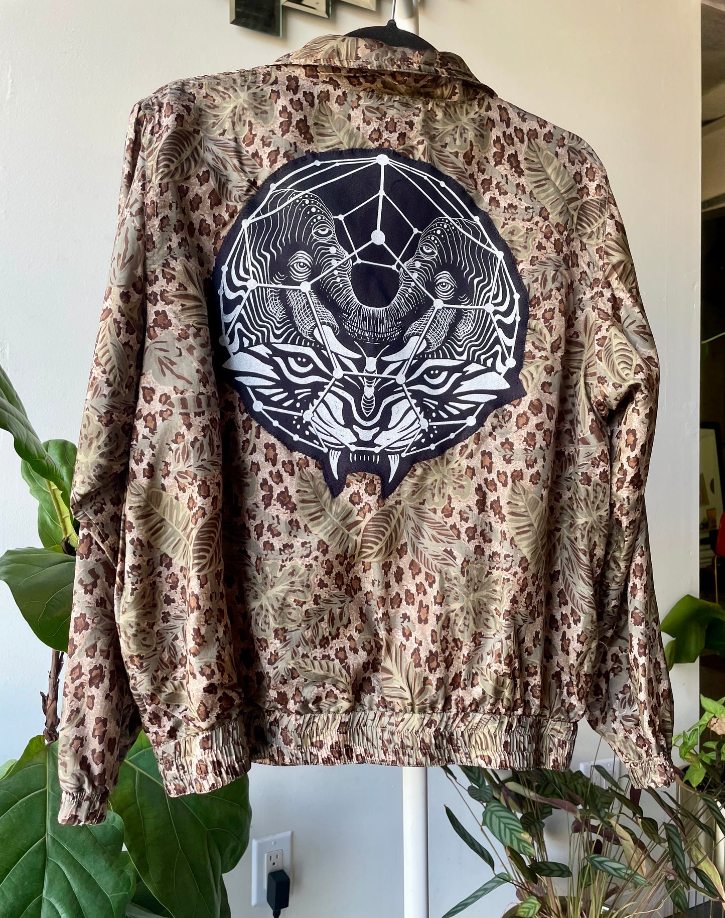 Vintage Silk Windbreaker Medium