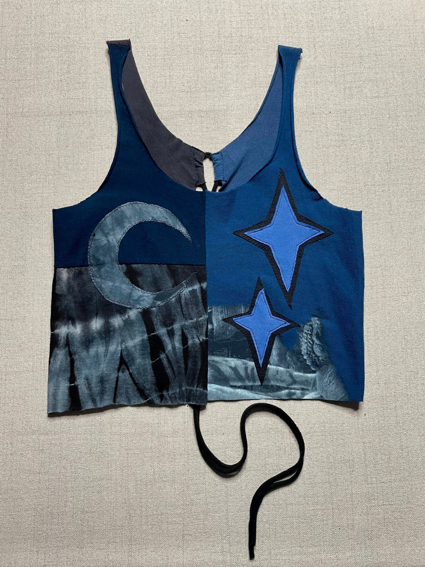 Patchwork Corset Tank L/XL