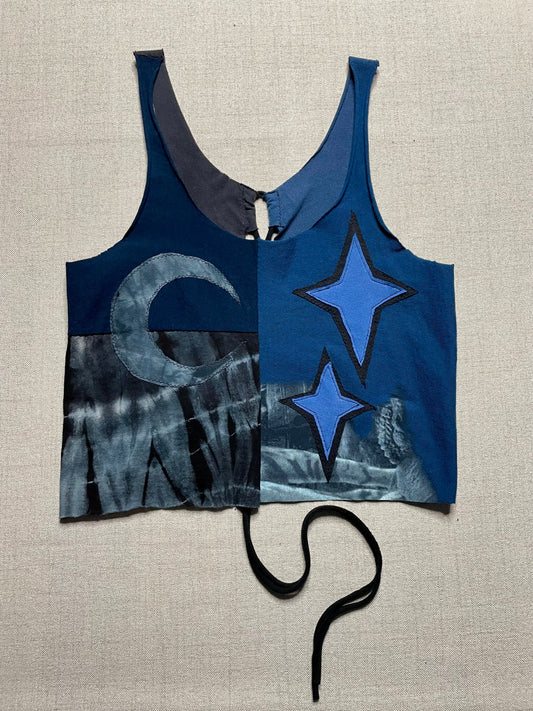 Patchwork Corset Tank L/XL