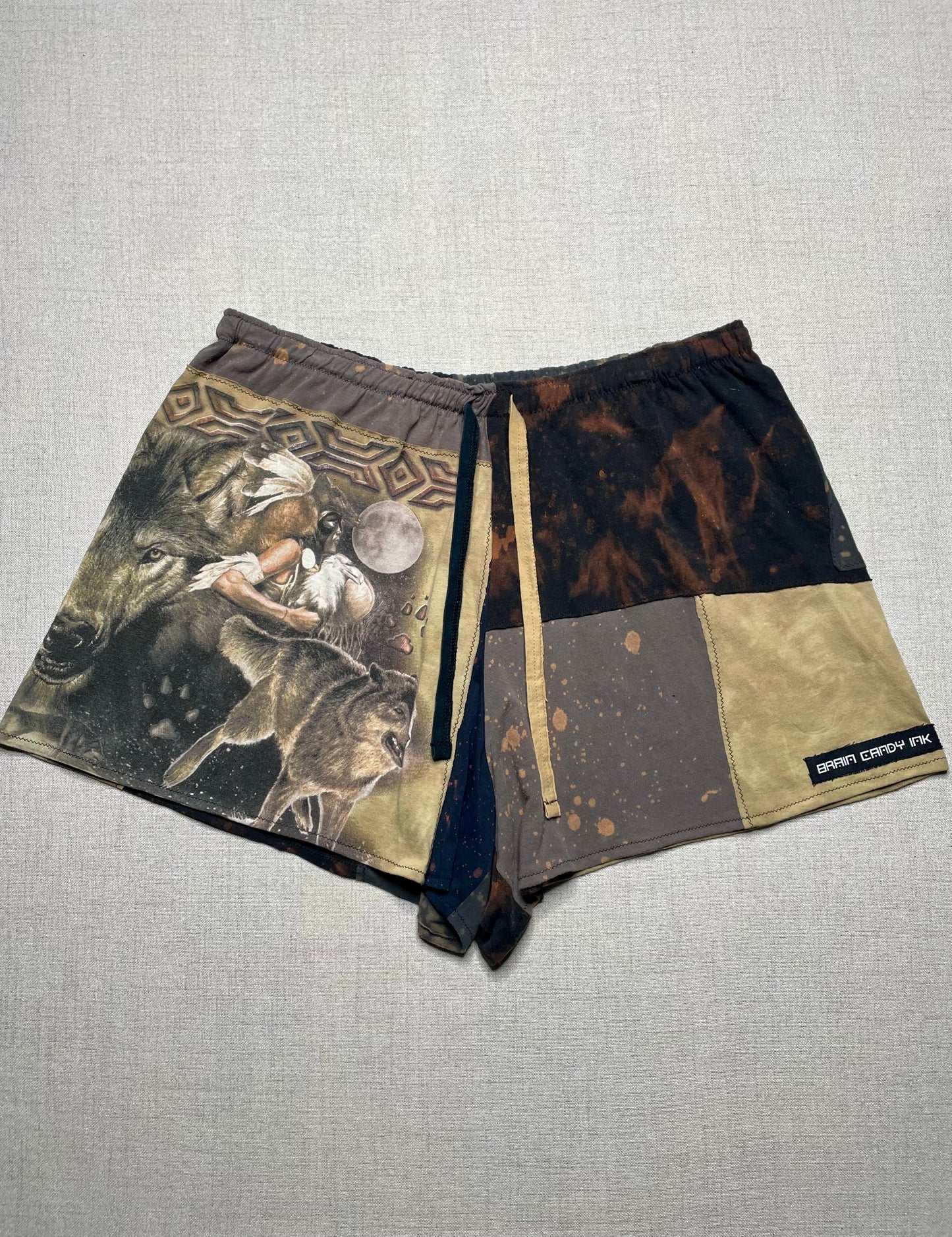 Patchwork Shorts - 38” Elastic - Short 2X/3X