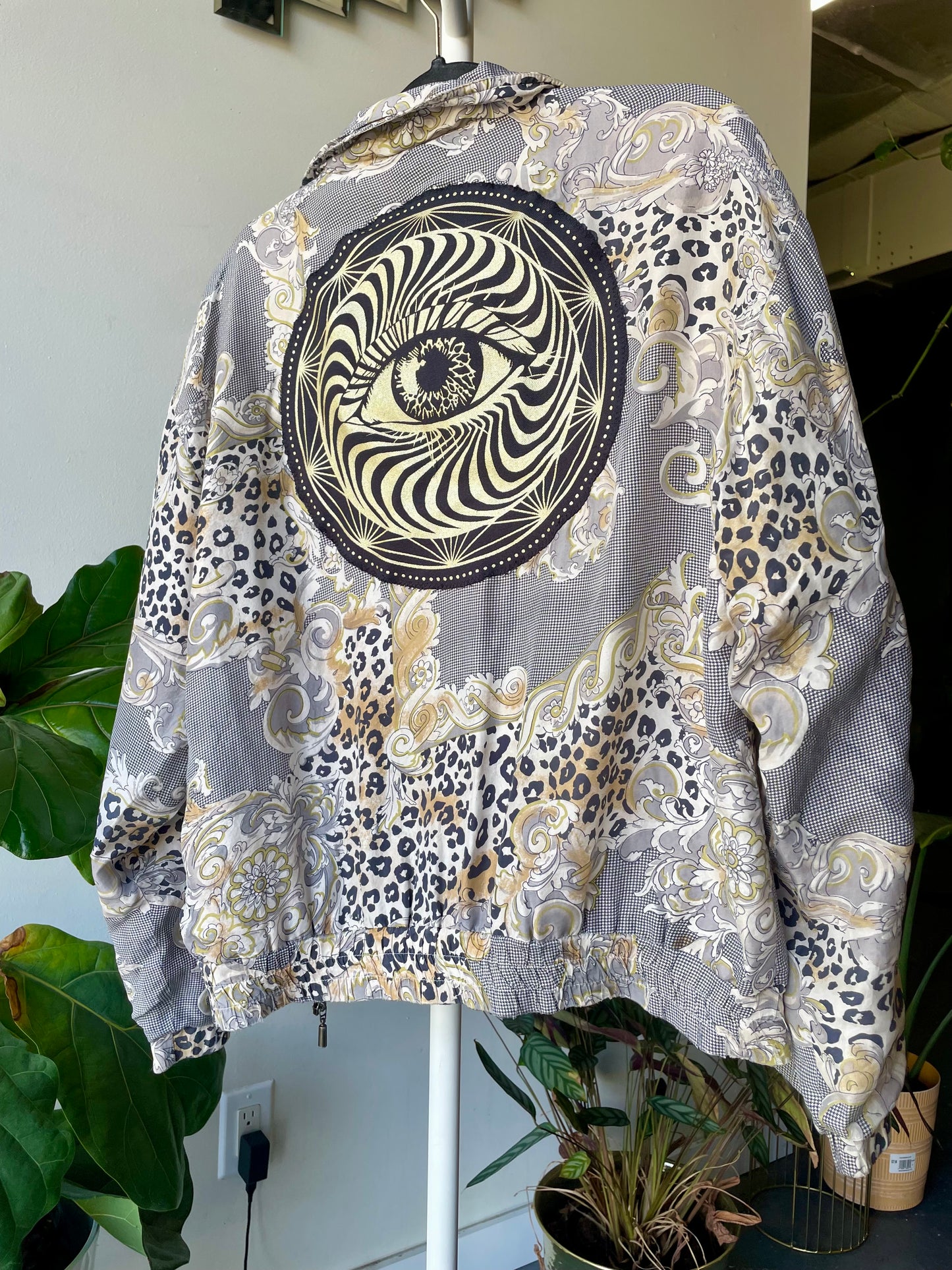 Vintage Silk Windbreaker Medium