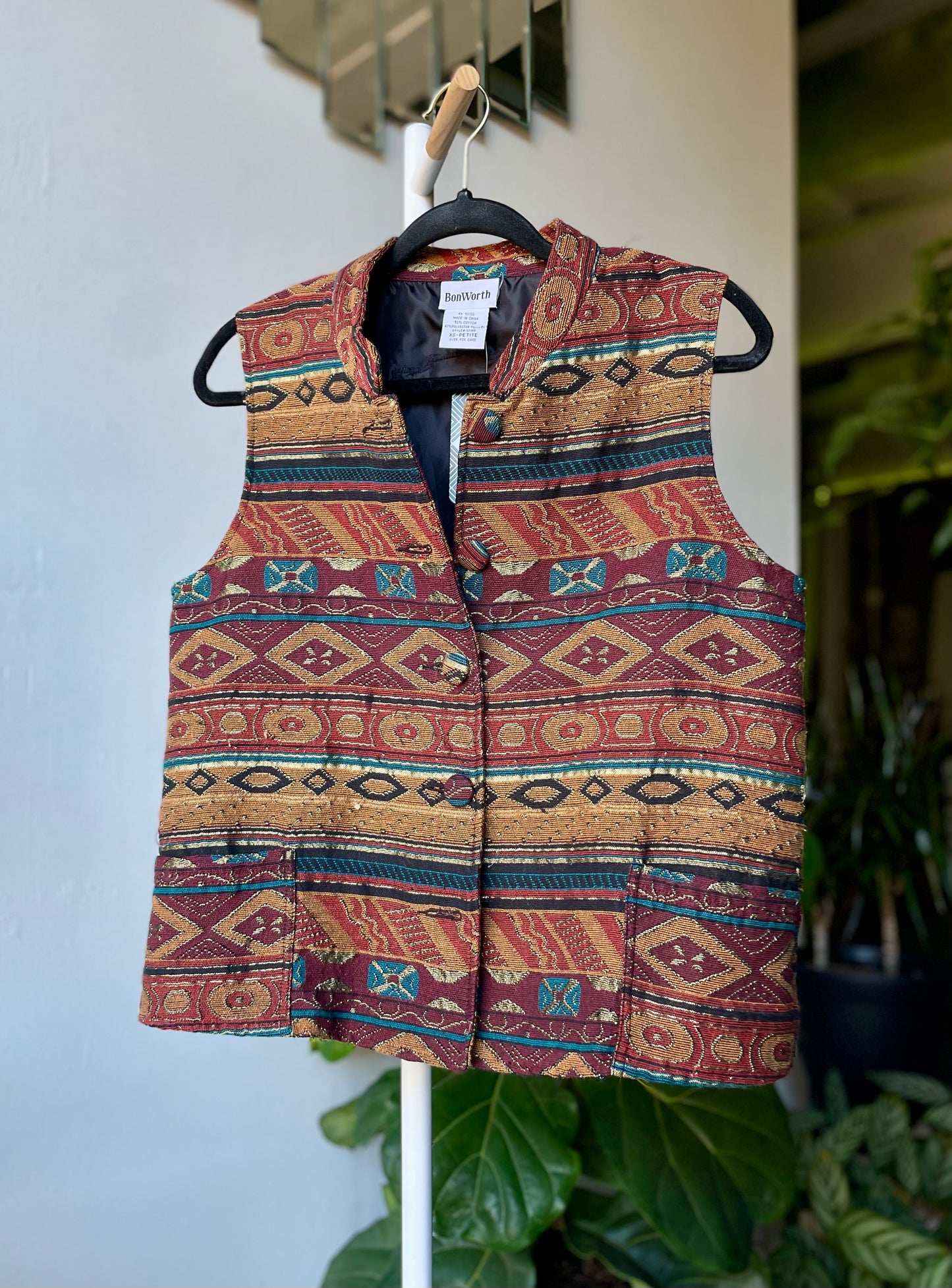 Tiger Tapestry Vest XS