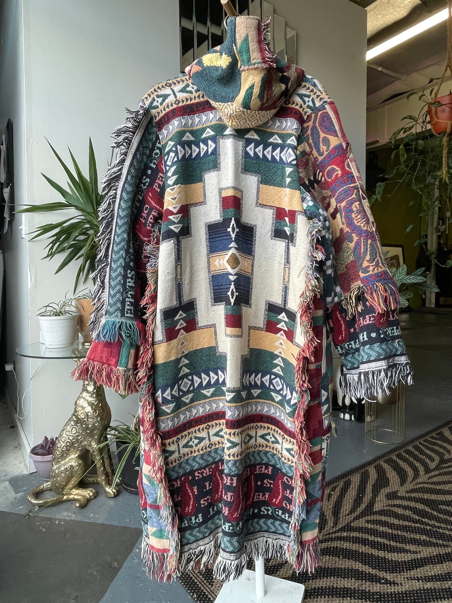 Tapestry Blanket Coat L/XL