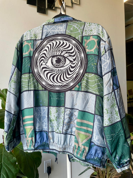Vintage Silk Windbreaker Small