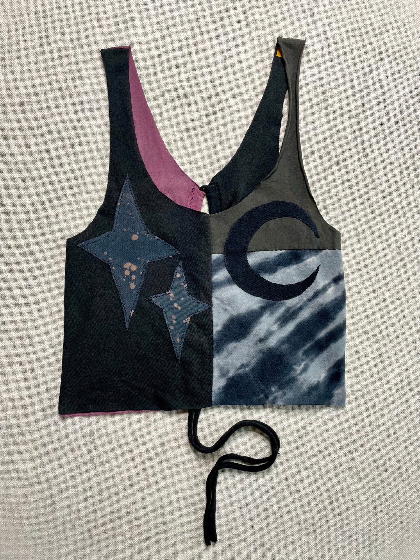 Patchwork Corset Tank M