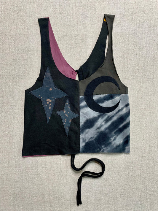 Patchwork Corset Tank M
