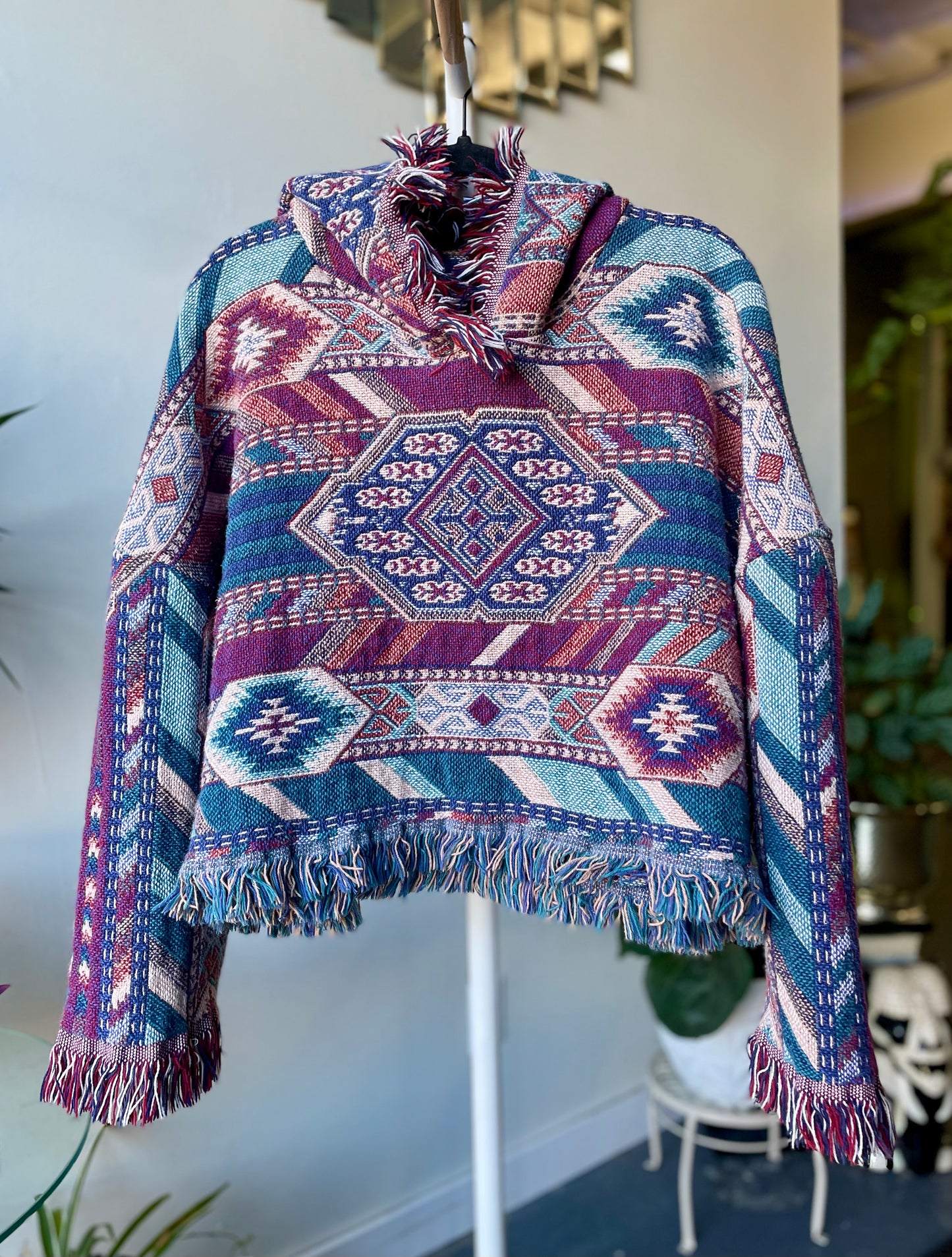 Tapestry Crop Poncho