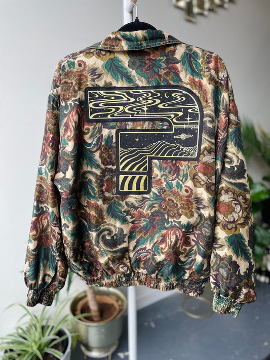 Vintage Silk Windbreaker Medium
