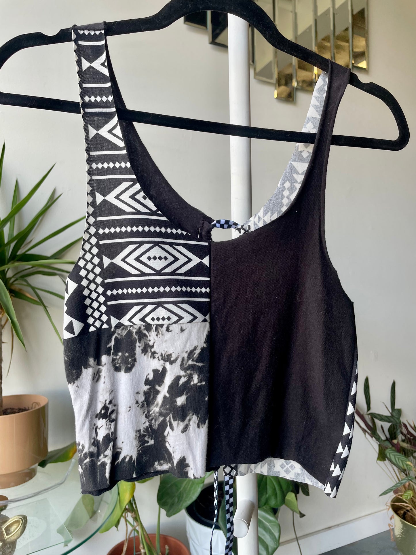 Patchwork Corset Tank M