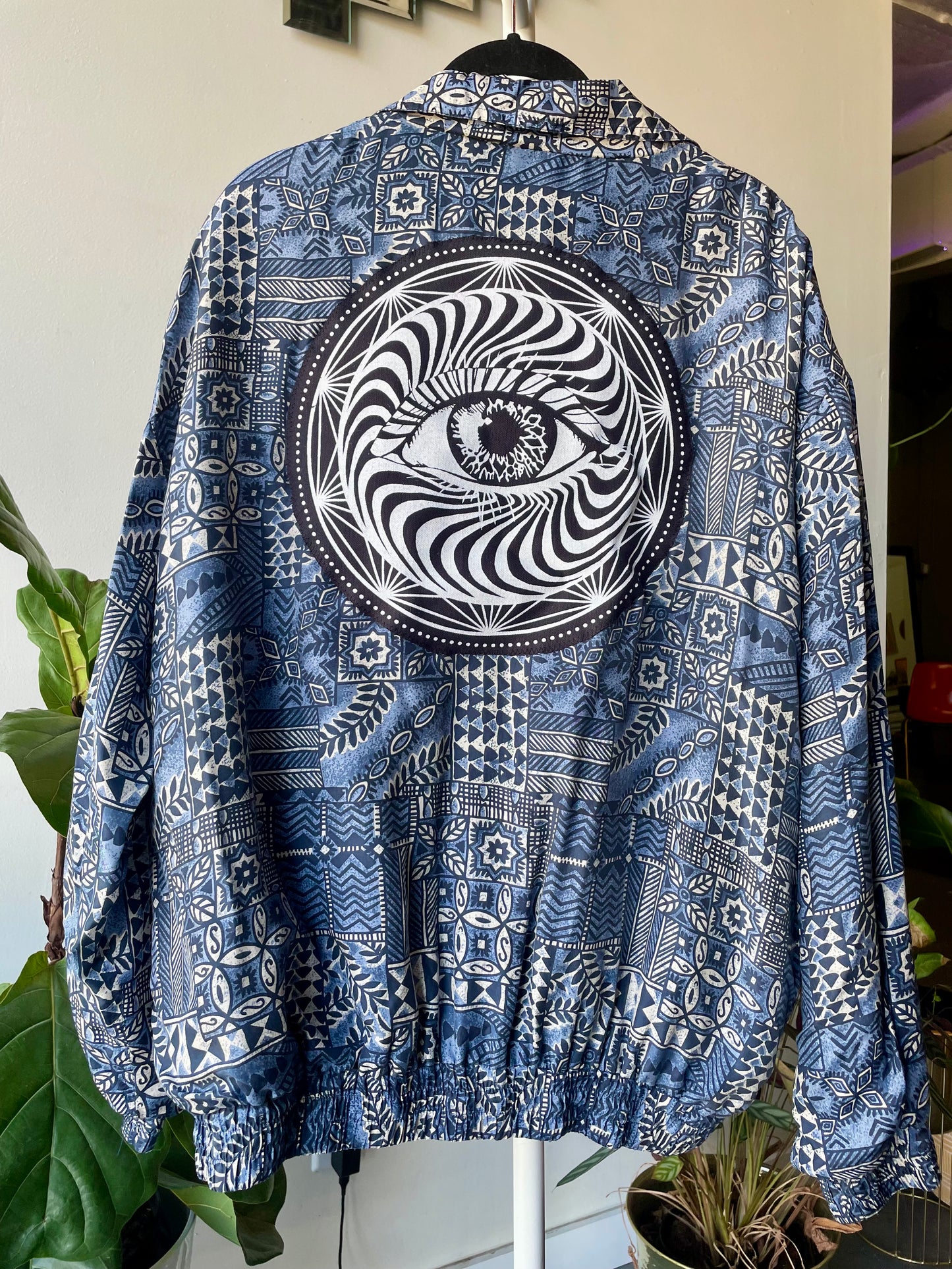 Vintage Silk Windbreaker Xlarge