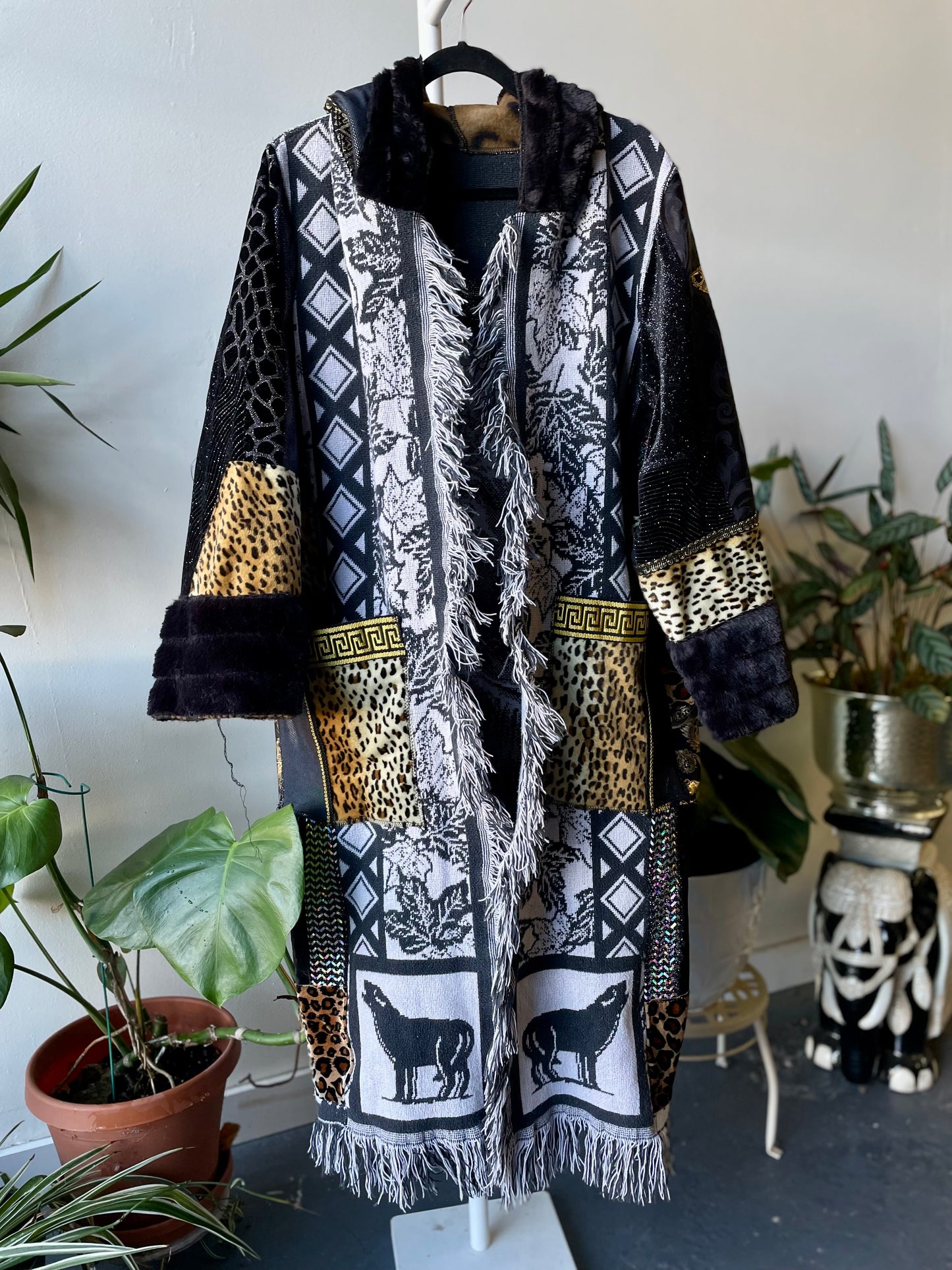 Tapestry Blanket Coat small/medium