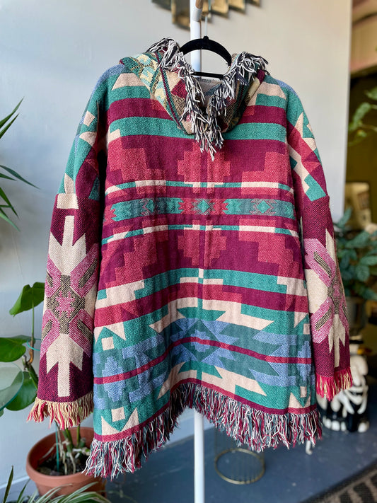 Tapestry Poncho XL
