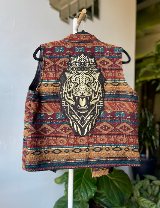 Tiger Tapestry Vest XS