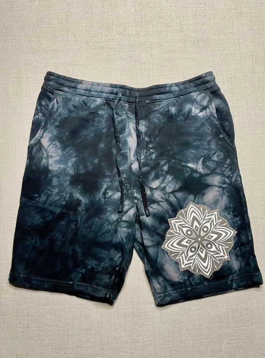 Mandala Sweat Shorts Large