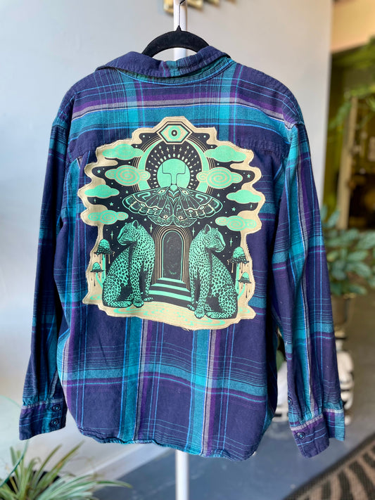 Glow Portal Flannel XL