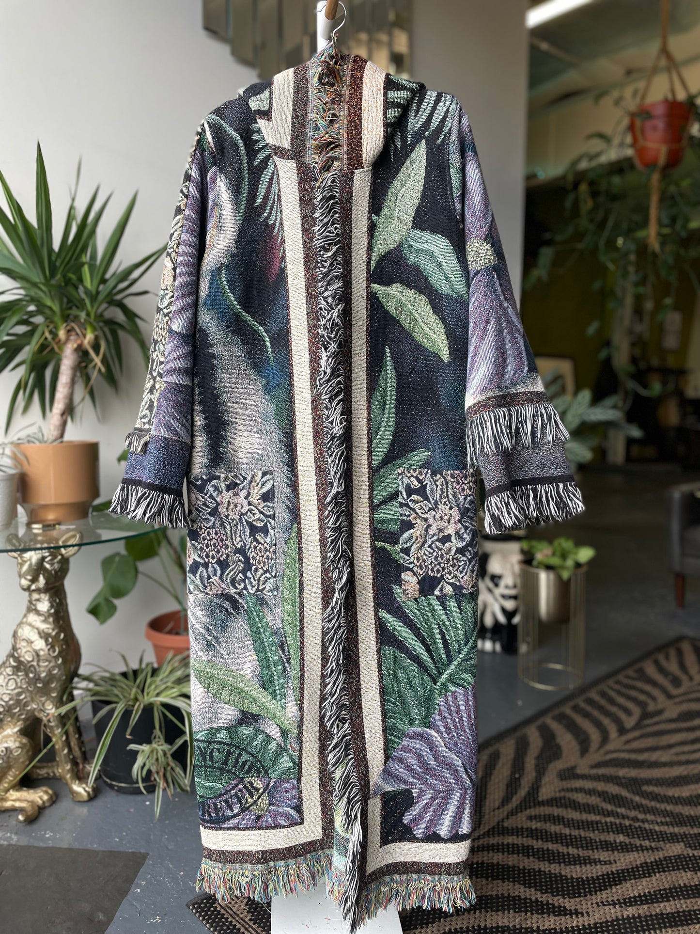 Tapestry Blanket Coat S/M