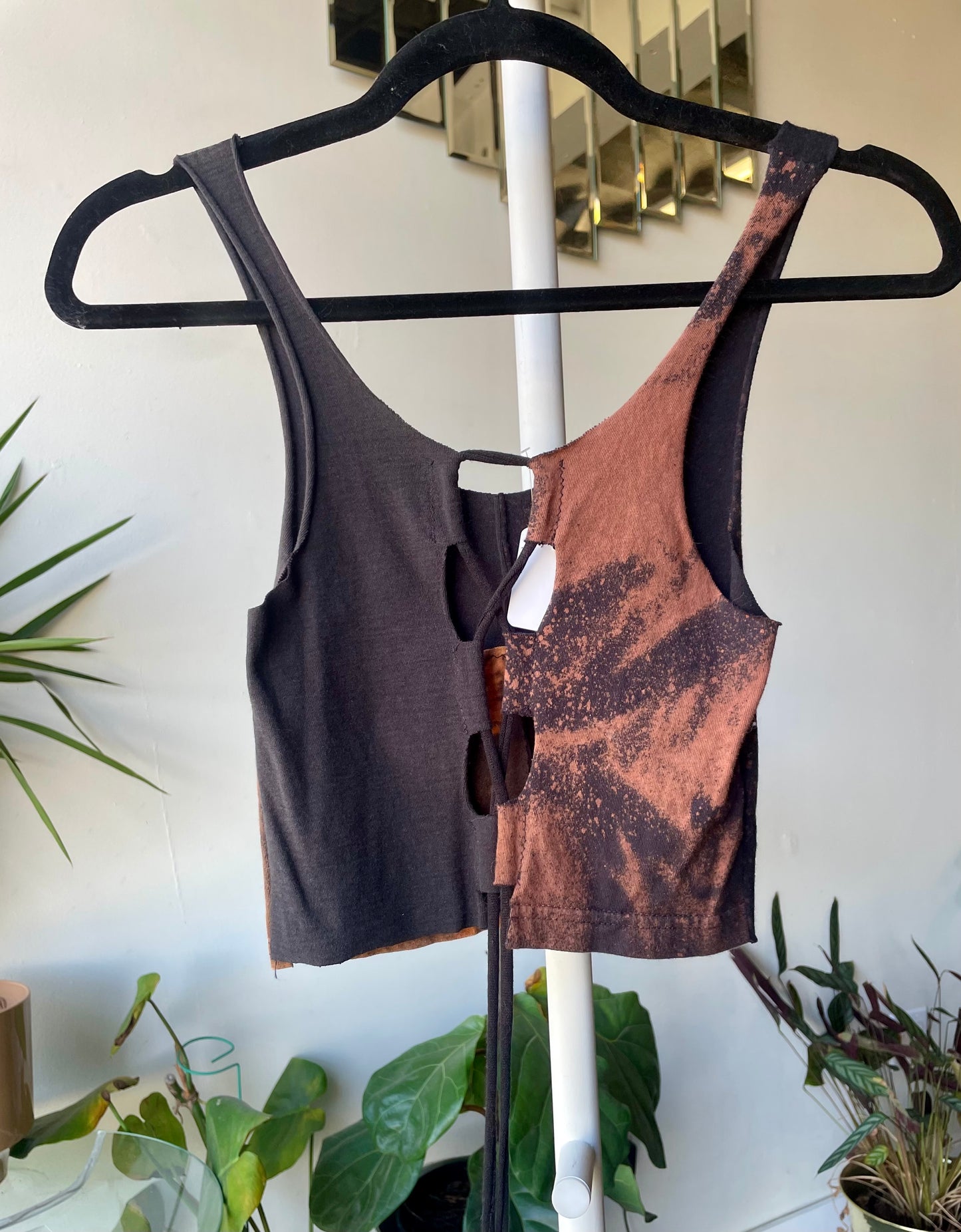 Patchwork Corset Tank XS/S
