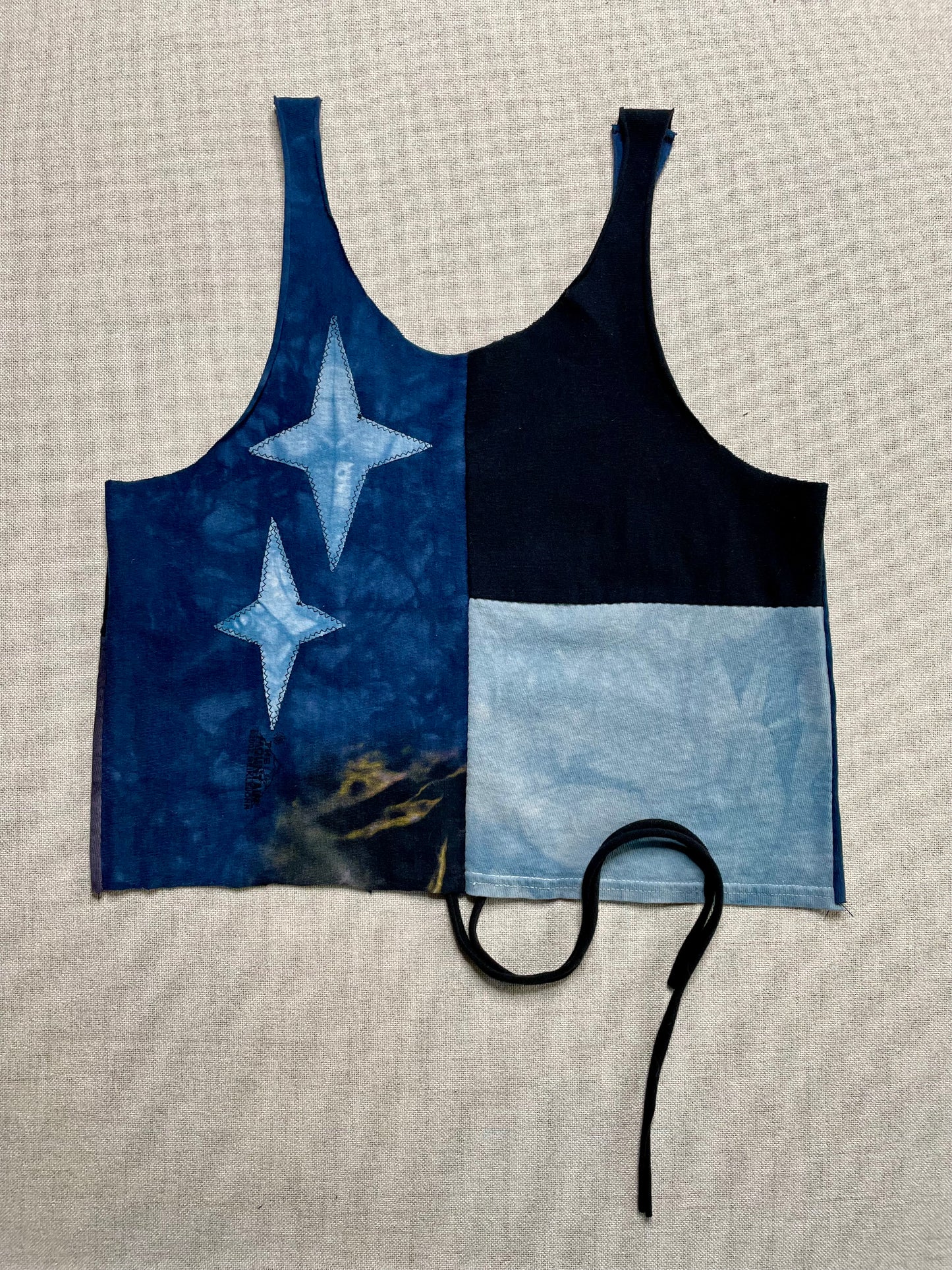 Patchwork Corset Tank L/XL