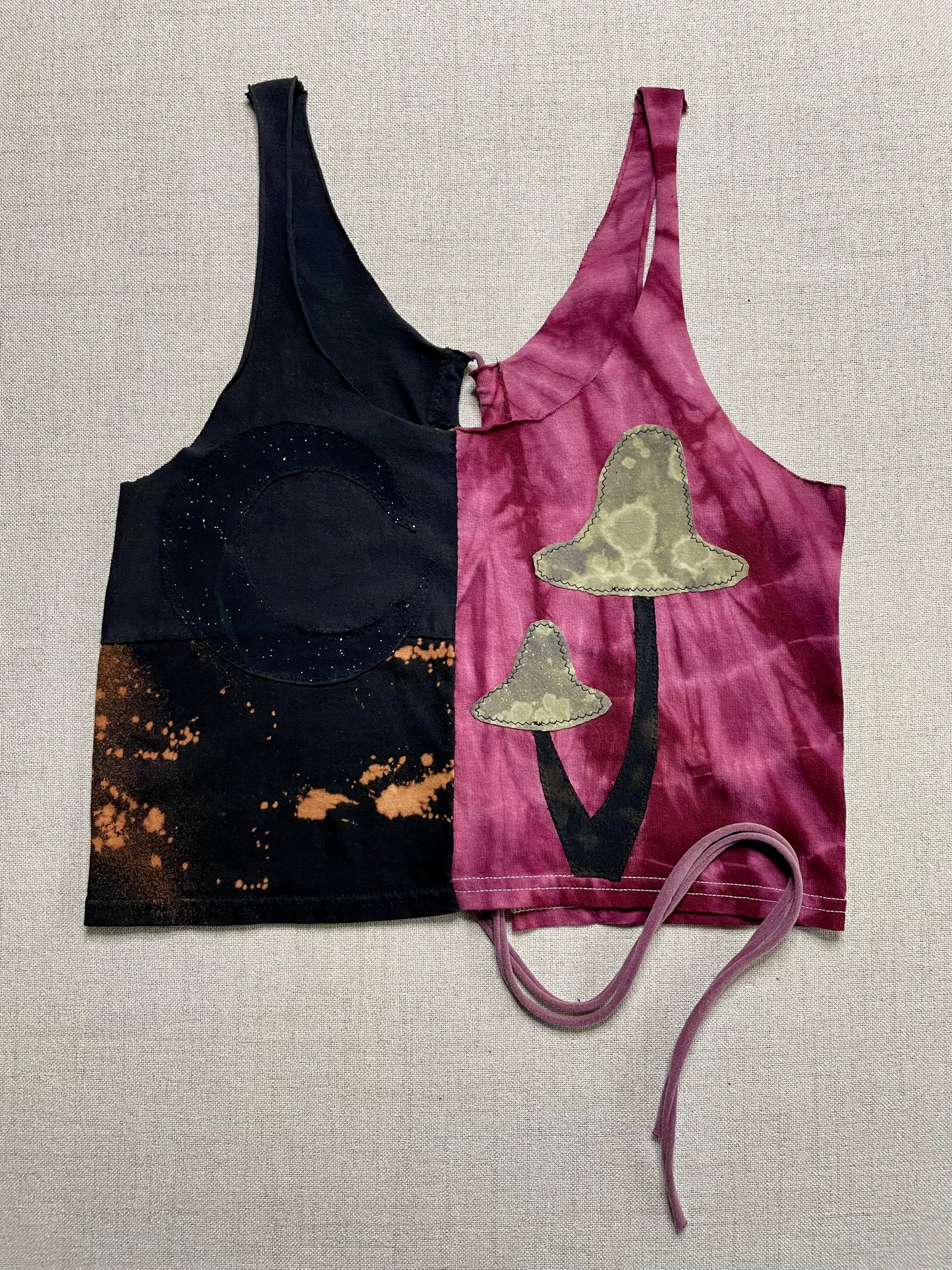 Patchwork Corset Tank L/XL