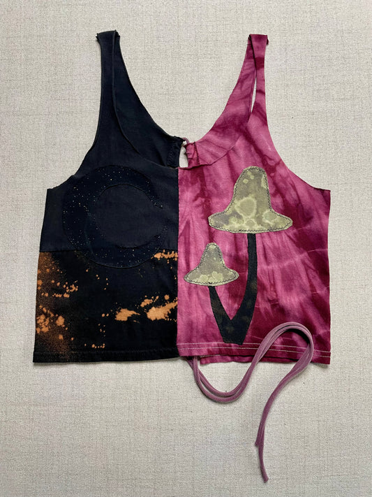 Patchwork Corset Tank L/XL