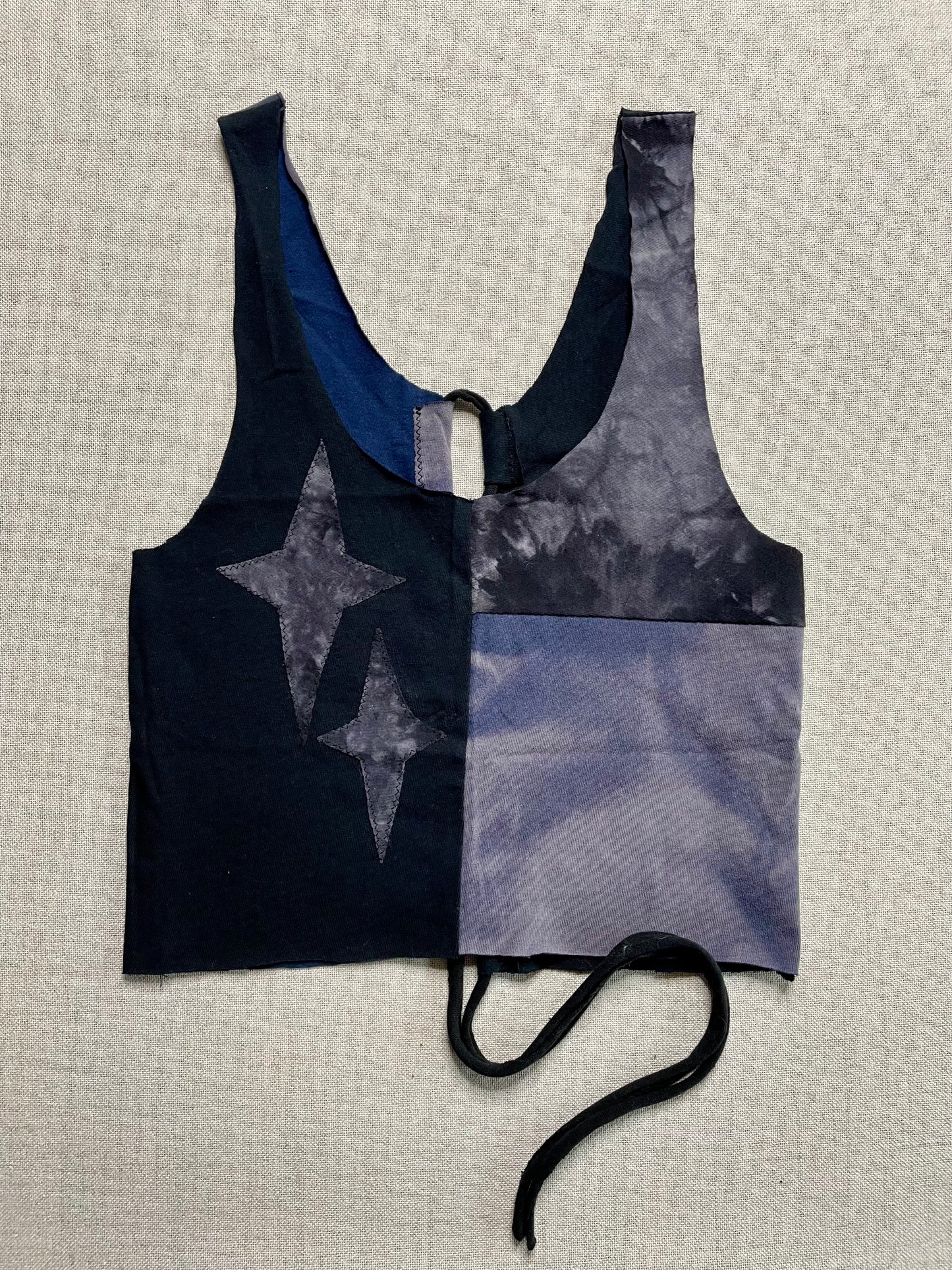Patchwork Corset Tank M
