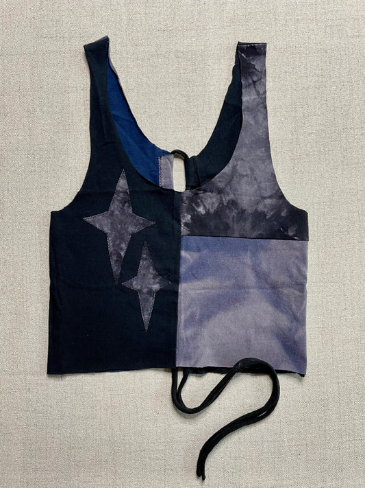 Patchwork Corset Tank M