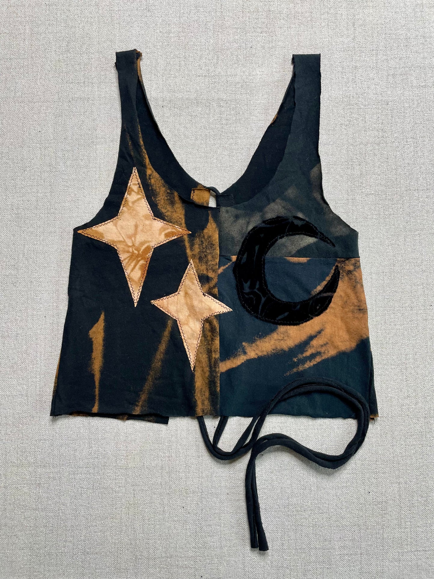 Patchwork Corset Tank M