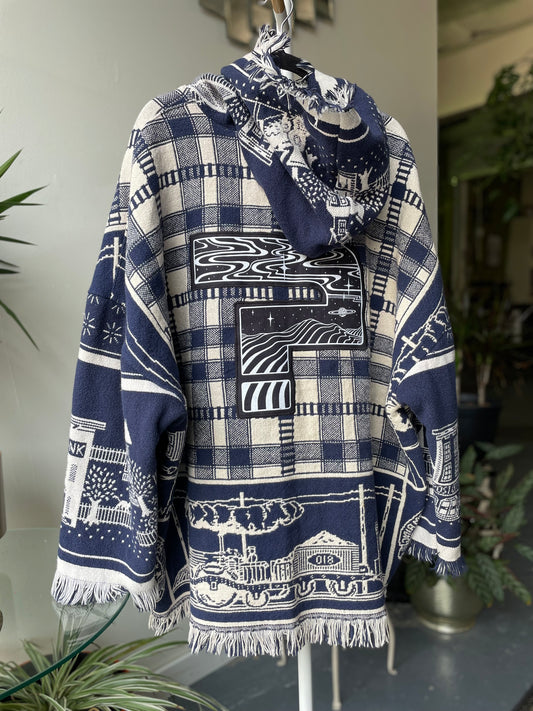 Tipper Tapestry Poncho XL