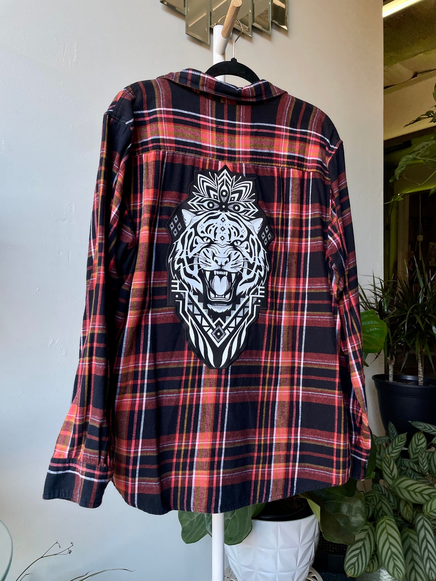 Tiger Flannel XL