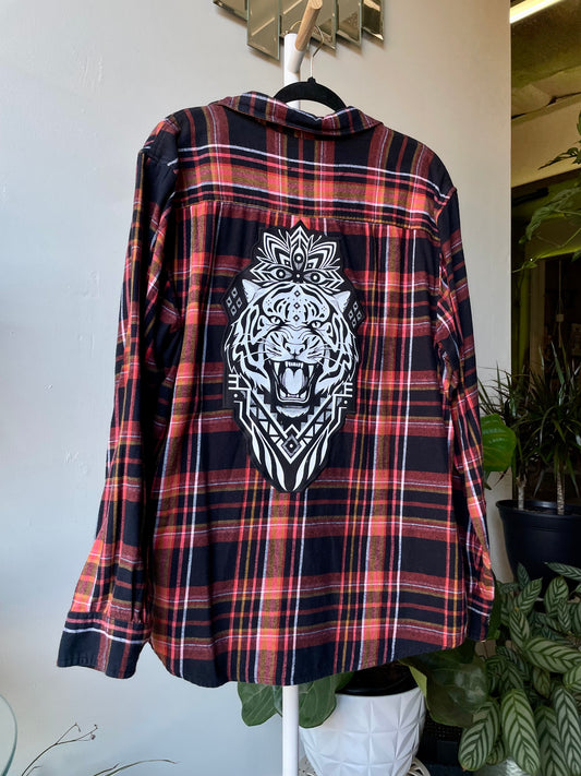 Tiger Flannel XL
