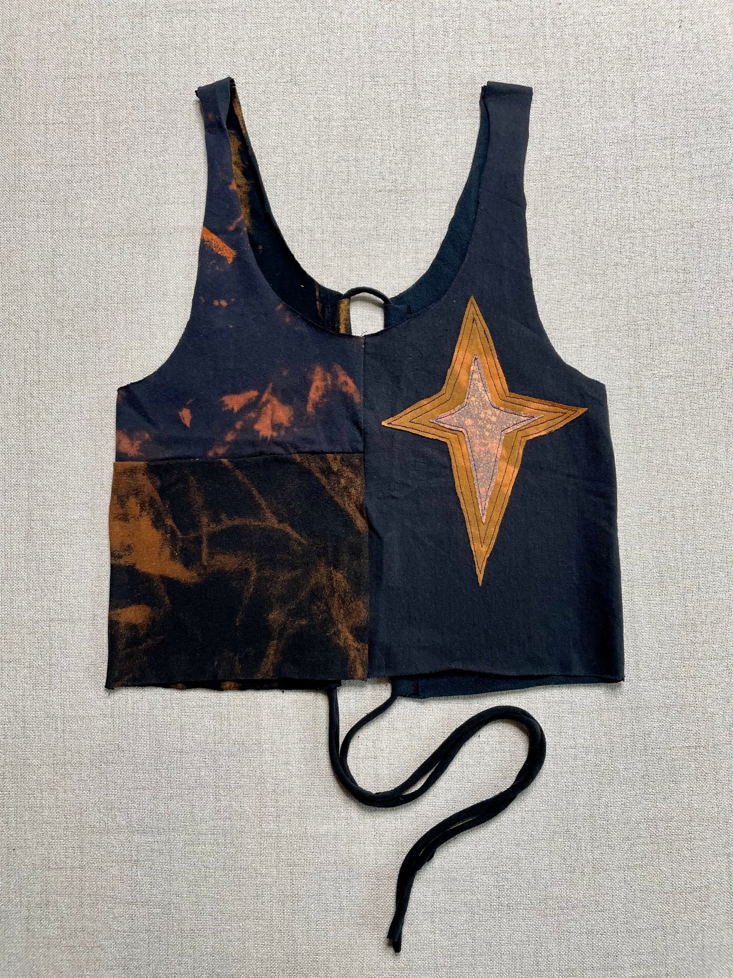 Patchwork Corset Tank M