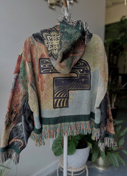 Tipper Crop Tapestry Poncho